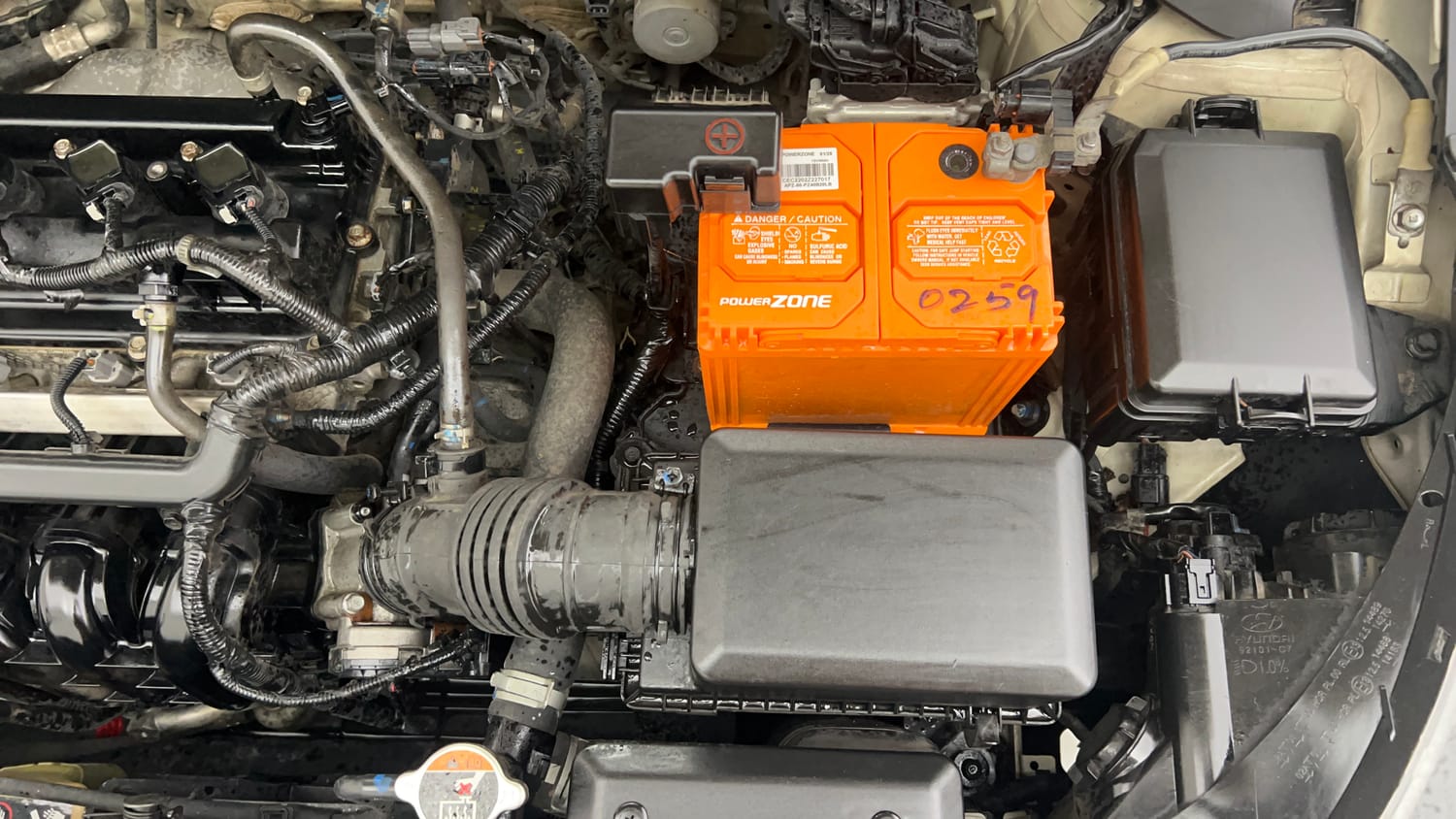 Used 2018 Hyundai Elite i20 Asta 1.2 (O) Petrol Manual engine ENGINE LEFT SIDE VIEW