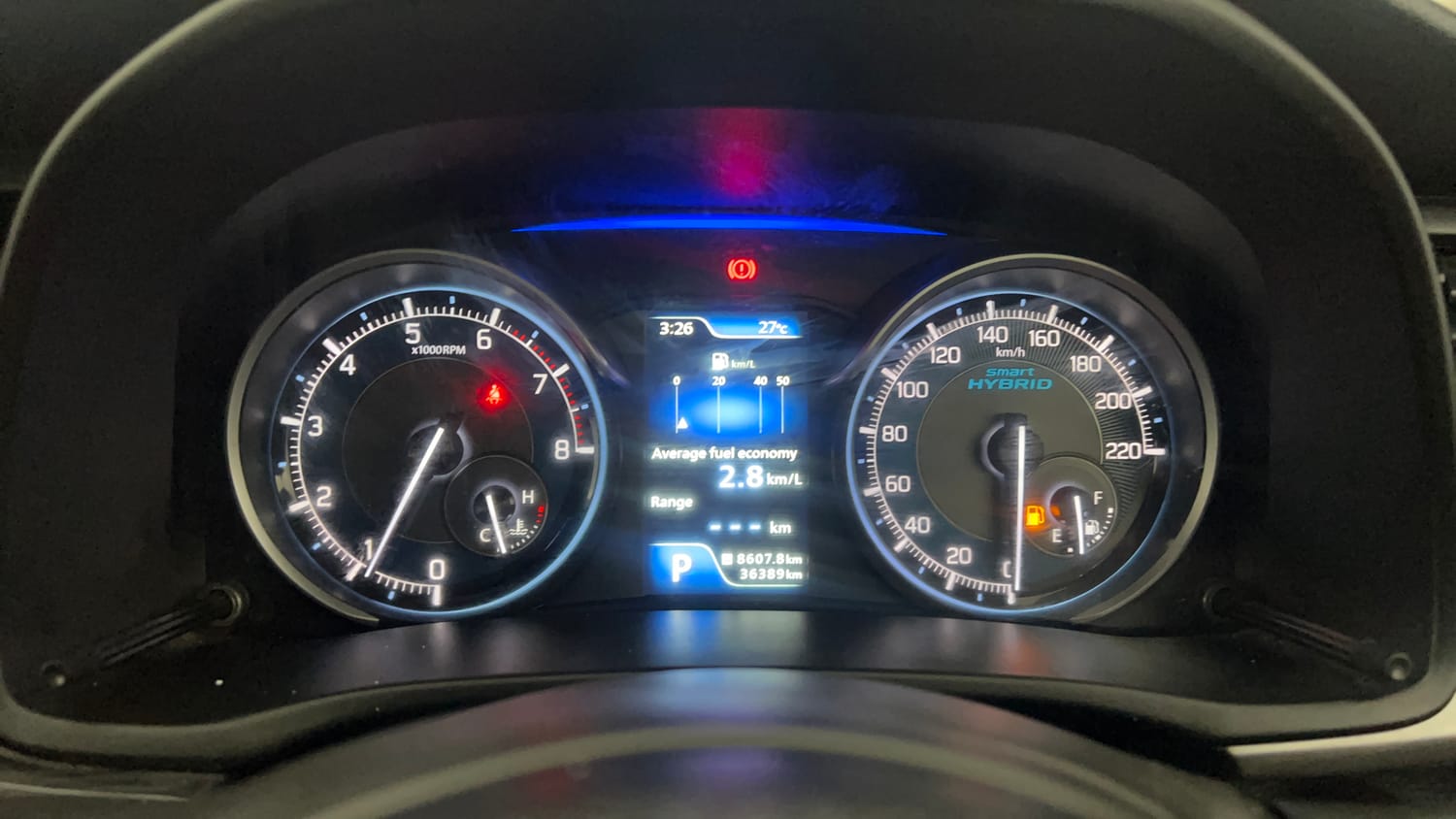 Used 2022 Maruti Suzuki XL6 Zeta AT Petrol Petrol Automatic interior CLUSTERMETER VIEW