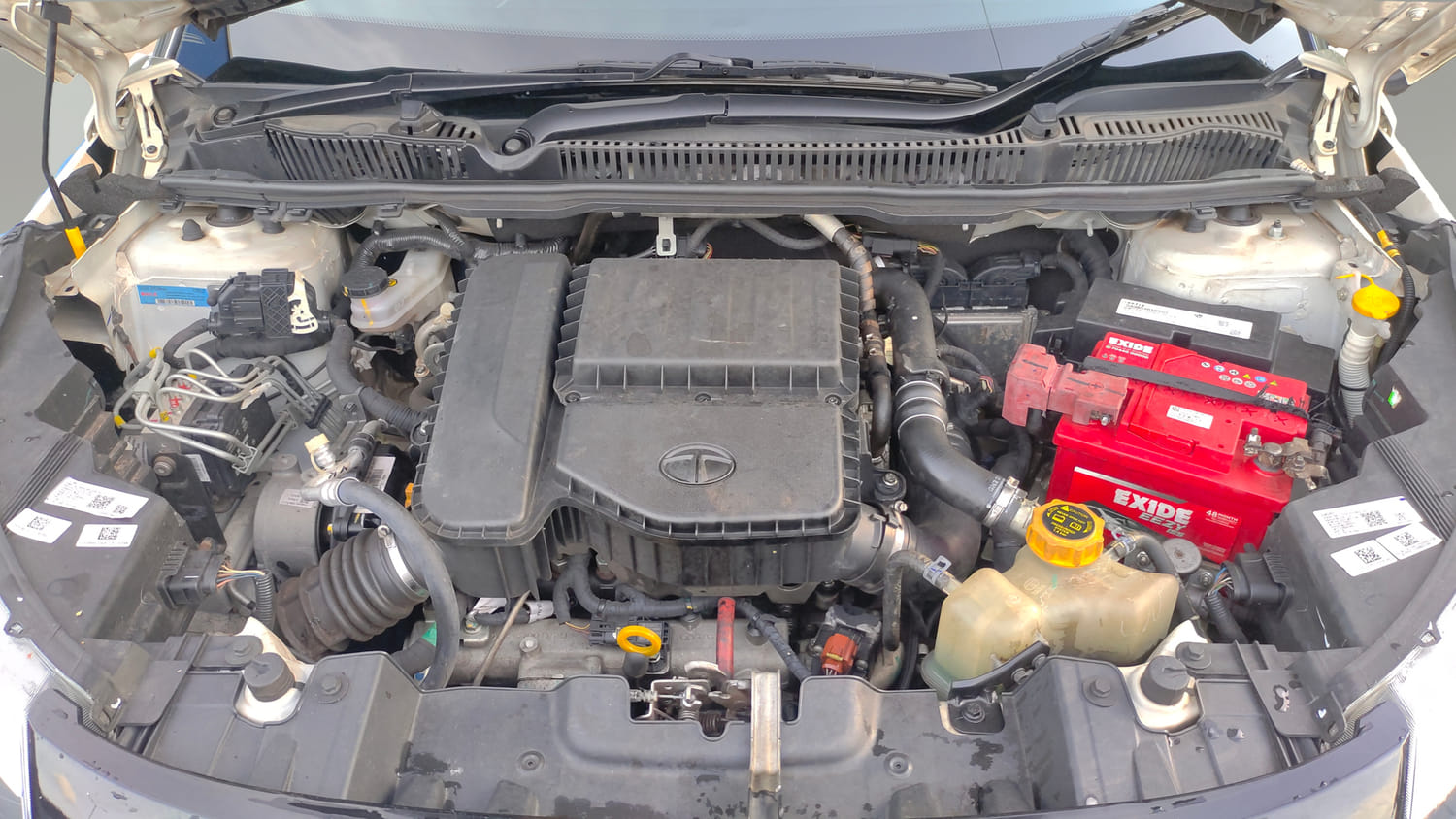 Used 2023 Tata Nexon XMA (S) Diesel Diesel Automatic engine ENGINE & BONNET OPEN FRONT VIEW