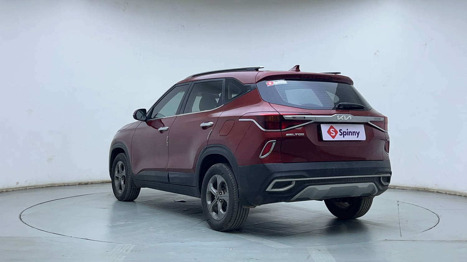 Used 2021 Kia Seltos HTK Plus 1.5 Diesel Diesel Manual exterior LEFT REAR CORNER VIEW
