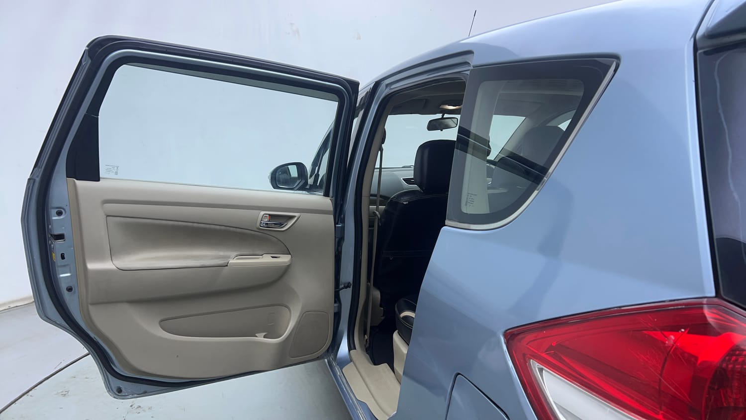 Used 2016 Maruti Suzuki Ertiga ZDI + SHVS Diesel Manual interior LEFT REAR DOOR OPEN VIEW