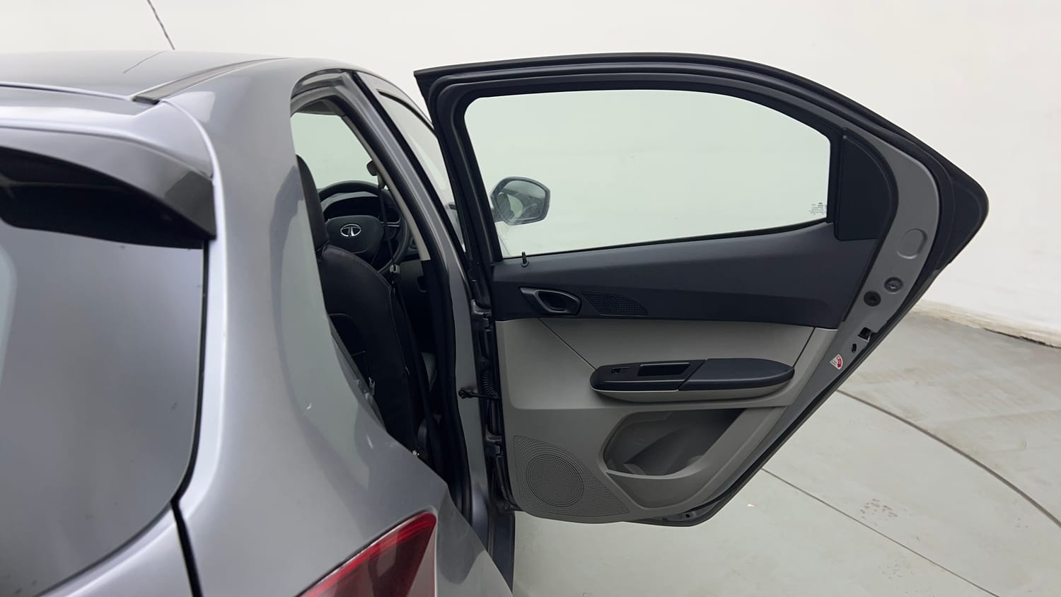 Used 2020 Tata Tiago Revotron XZA Petrol Automatic interior RIGHT REAR DOOR OPEN VIEW