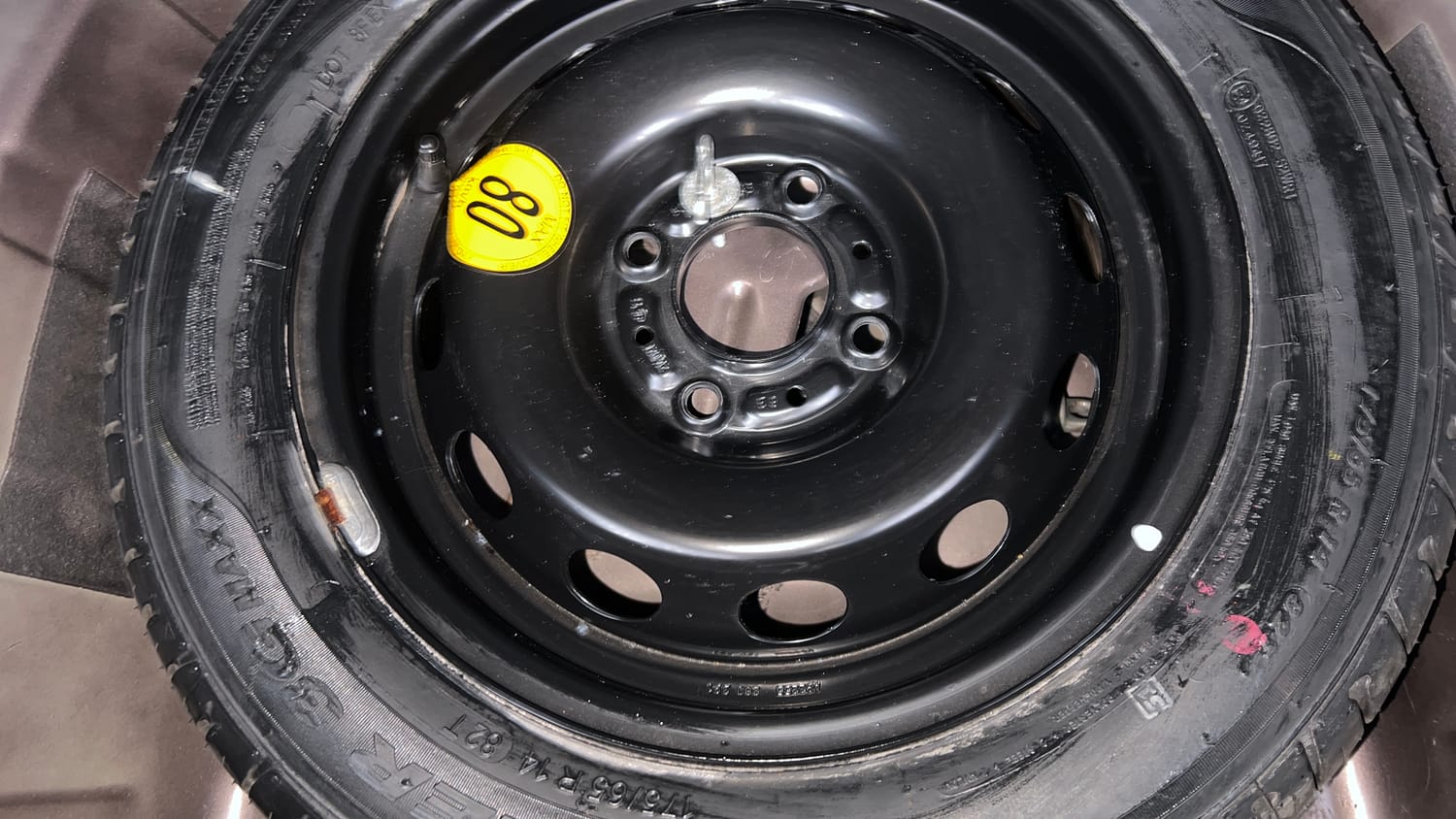 Used 2019 Tata Tiago Revotron XZ Plus Petrol Manual tyres SPARE TYRE VIEW