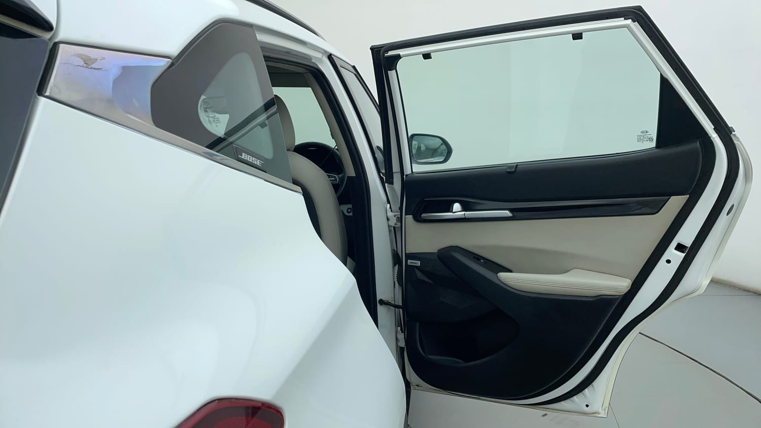 Used 2019 Kia Seltos HTX Plus 1.5 Diesel Diesel Manual interior RIGHT REAR DOOR OPEN VIEW