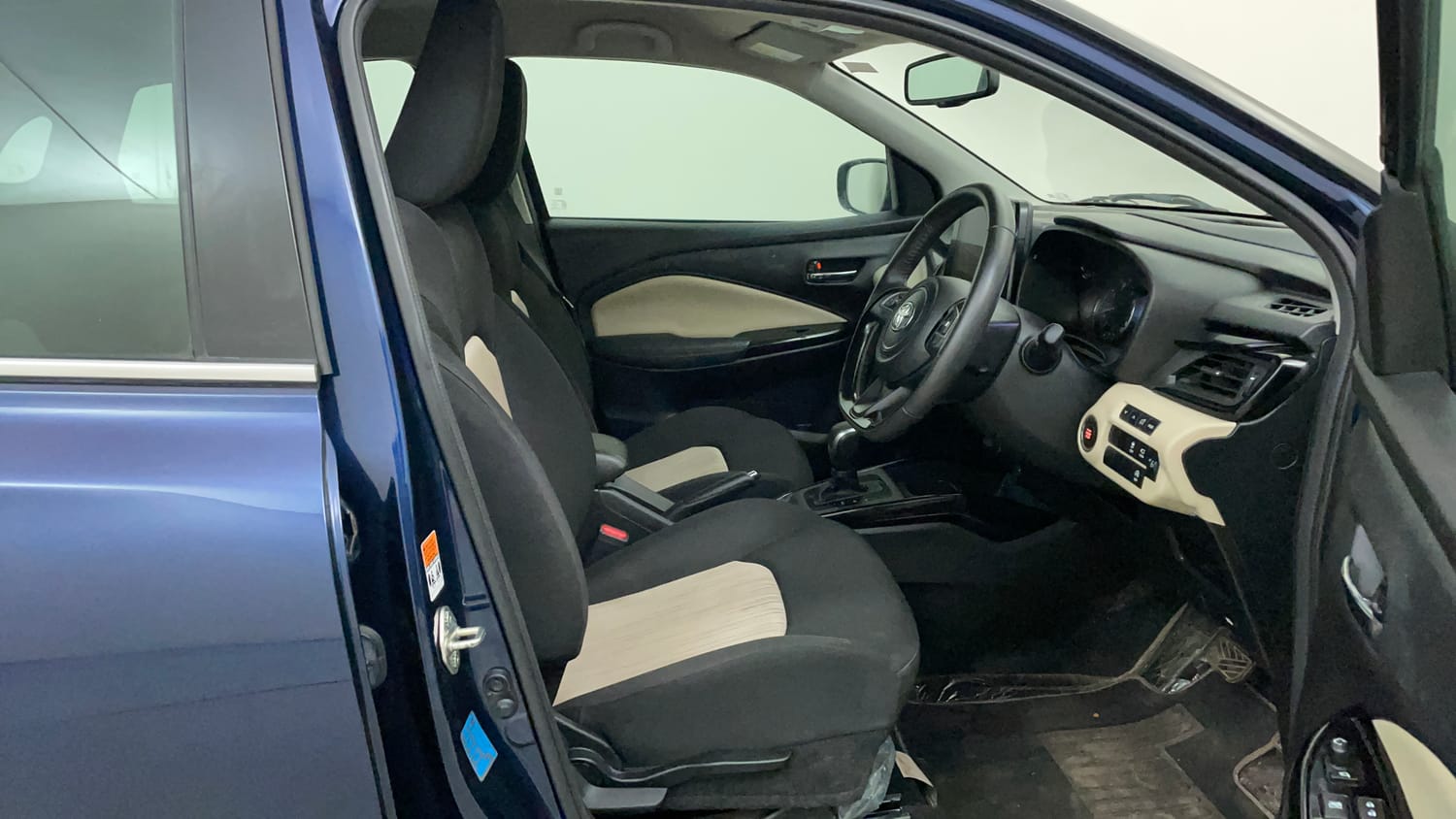 Used 2024 Toyota Glanza V AMT Petrol Automatic interior RIGHT SIDE FRONT DOOR CABIN VIEW