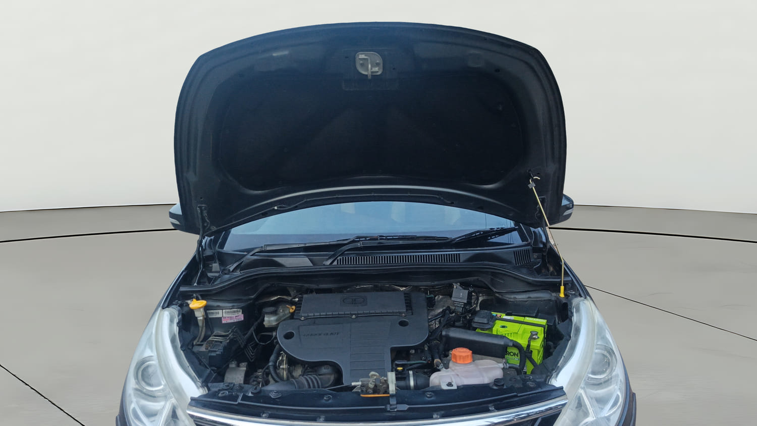 Used 2018 Tata Zest XTA Diesel Diesel Automatic engine ENGINE & BONNET OPEN FRONT VIEW