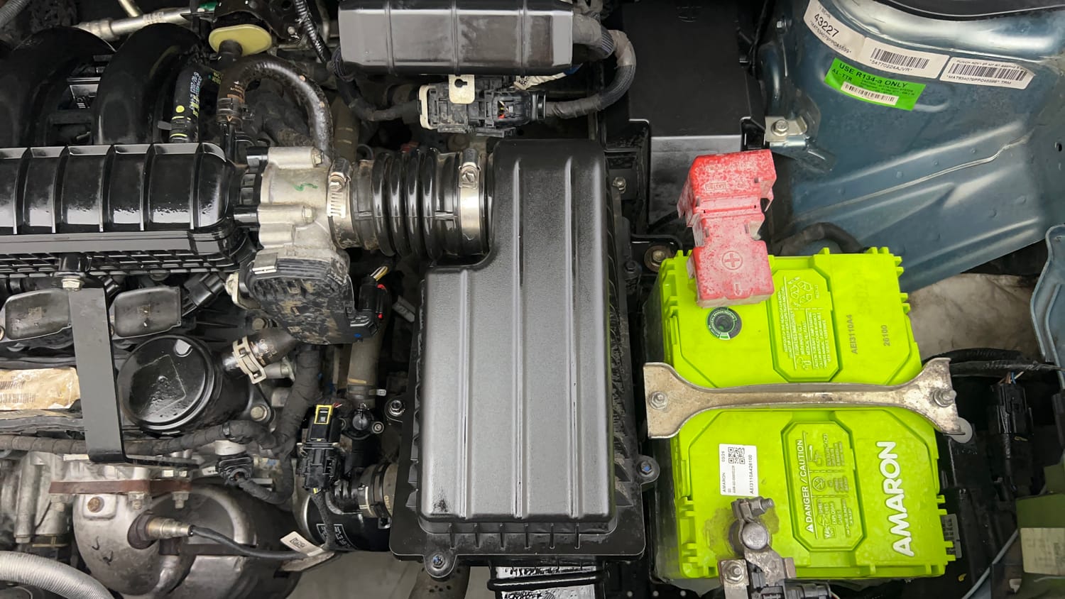 Used 2023 Tata Punch Adventure Rhythm Pack MT Petrol Manual engine ENGINE LEFT SIDE VIEW