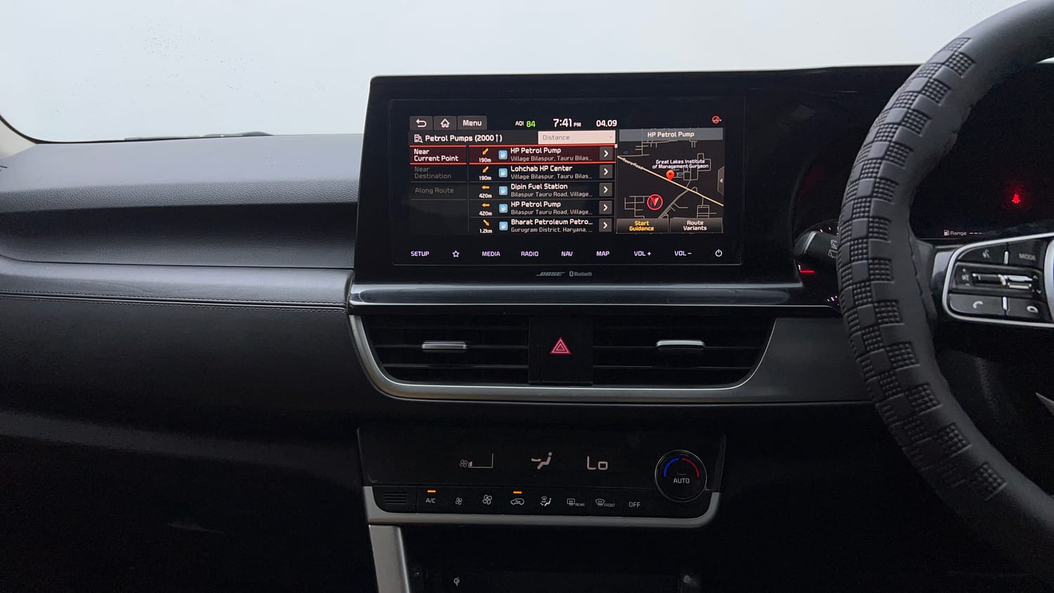 Used 2022 Kia Seltos HTX Plus 1.5 Diesel Diesel Manual interior MUSIC SYSTEM & AC CONTROL VIEW