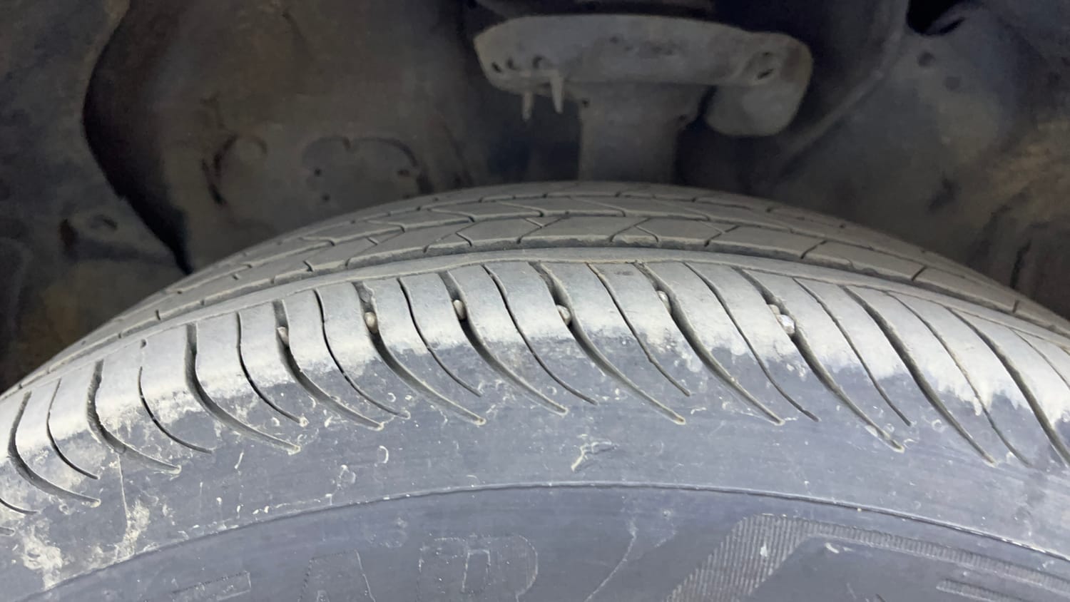 Used 2021 Kia Seltos HTK Plus 1.5 Diesel Diesel Manual tyres LEFT FRONT TYRE TREAD VIEW