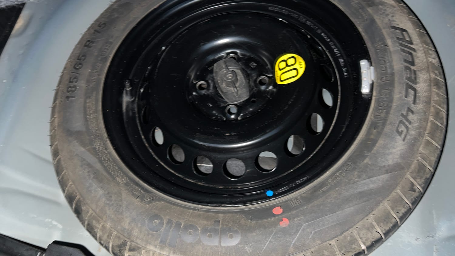 Used 2022 Maruti Suzuki Baleno Zeta MT Petrol Manual tyres SPARE TYRE VIEW