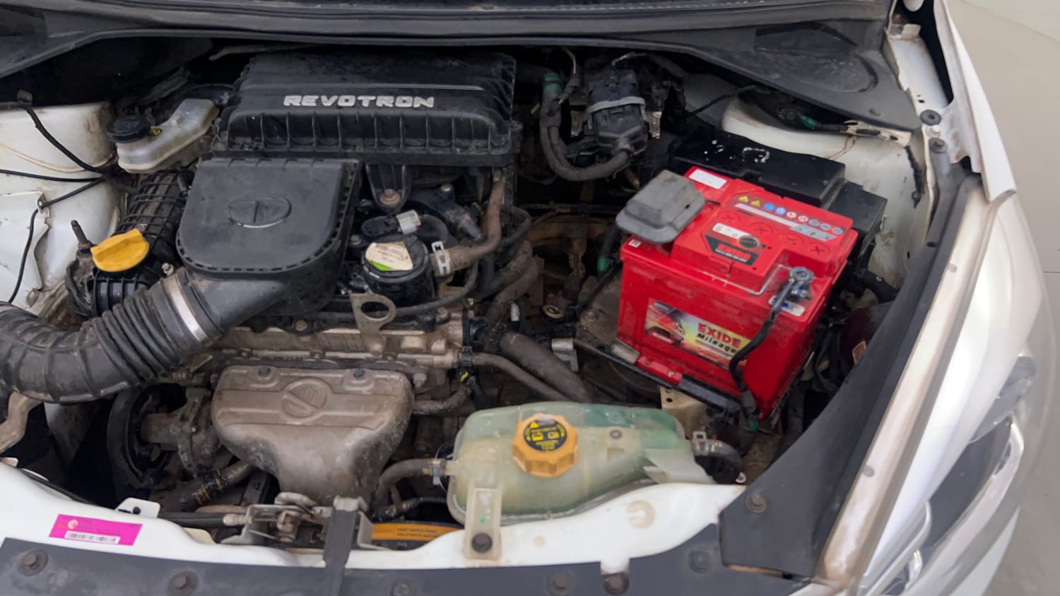 Used 2016 Tata Tiago Revotron XT Petrol Manual engine ENGINE LEFT SIDE VIEW