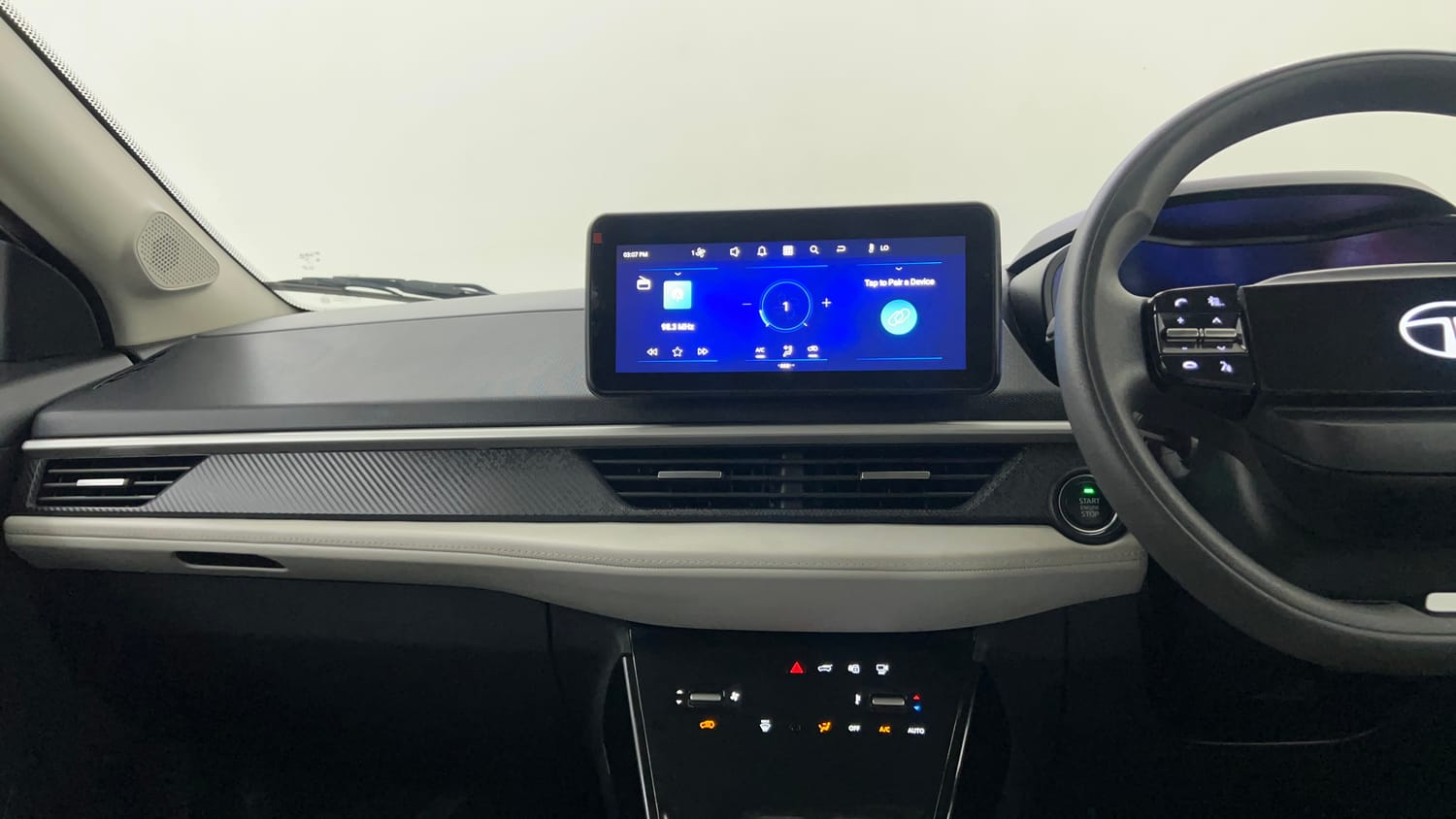 Used 2023 Tata Nexon Creative Plus S 1.2 Revotron Petrol 6AMT Petrol Automatic interior MUSIC SYSTEM & AC CONTROL VIEW
