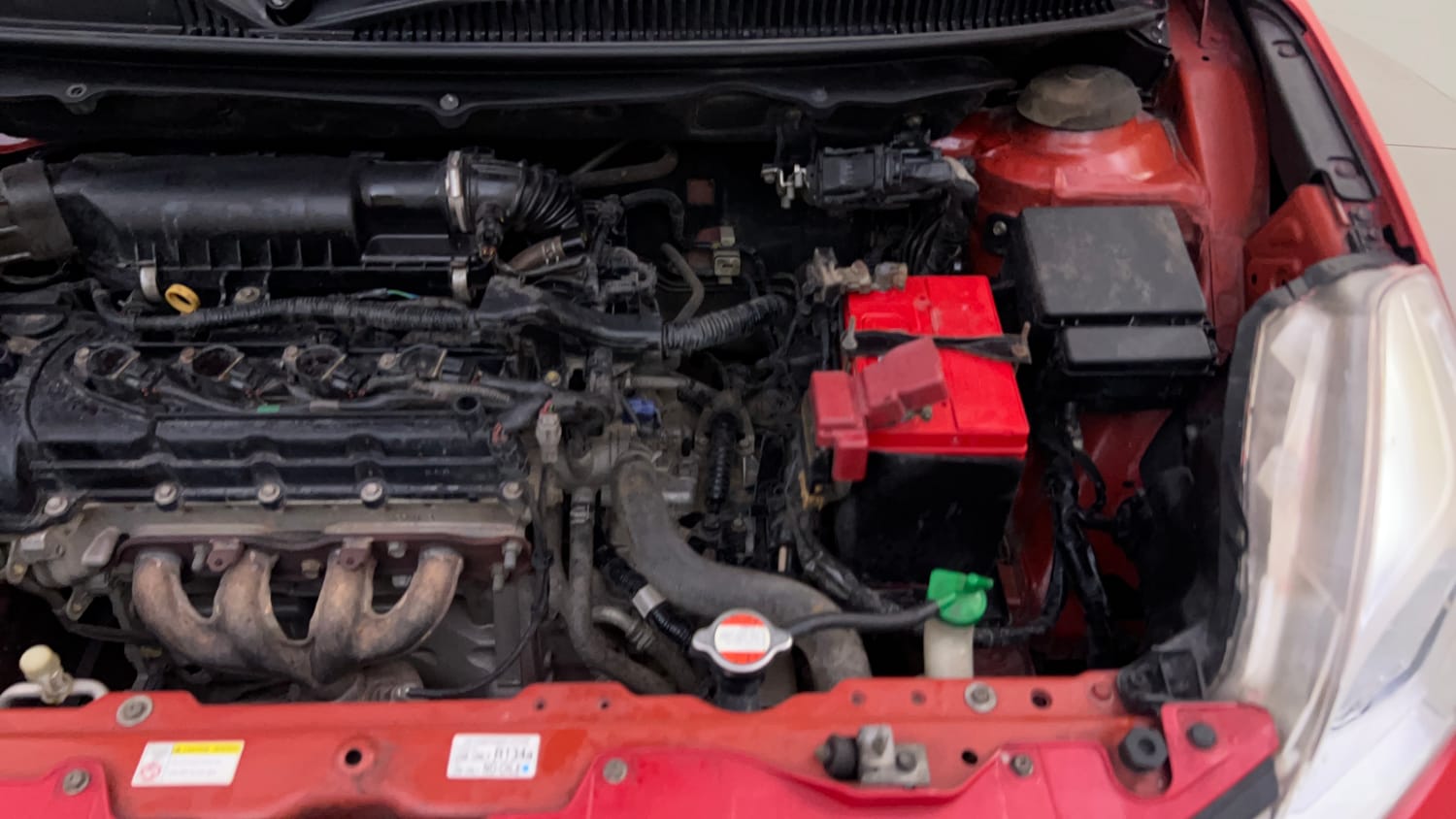 Used 2016 Maruti Suzuki Baleno Zeta 1.2 AT Petrol Automatic engine ENGINE LEFT SIDE VIEW