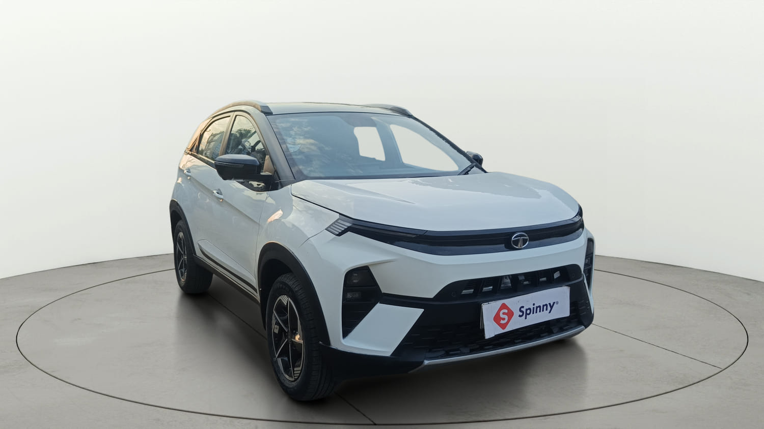 Used 2024 Tata Nexon Fearless Plus S 1.2 Revotron Petrol 7DCA DT Petrol Automatic exterior RIGHT FRONT CORNER VIEW