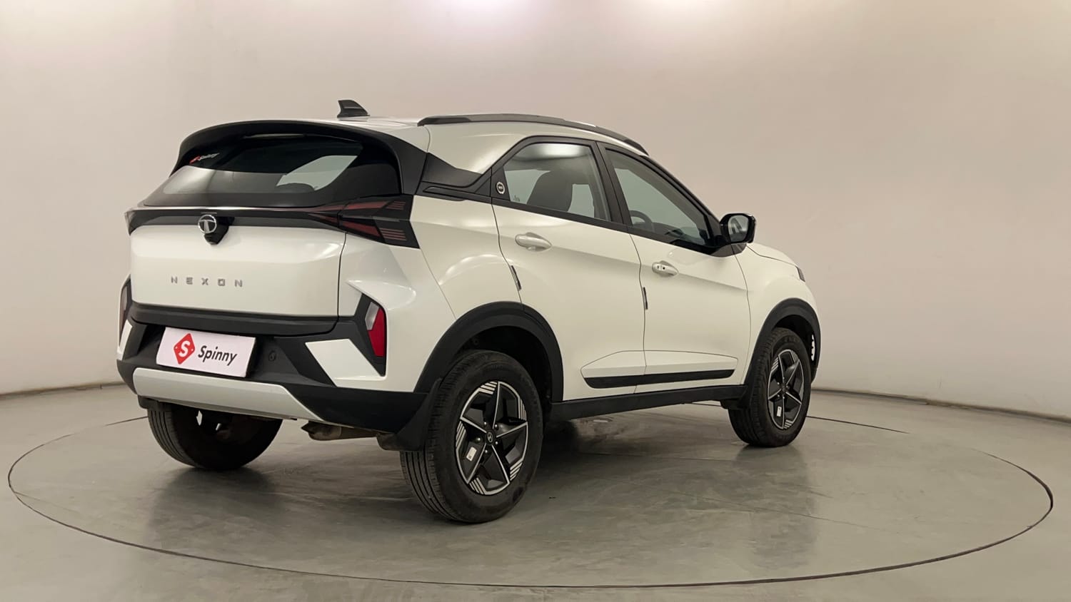Used 2023 Tata Nexon Creative Plus S 1.2 Revotron Petrol 6AMT Petrol Automatic exterior RIGHT REAR CORNER VIEW