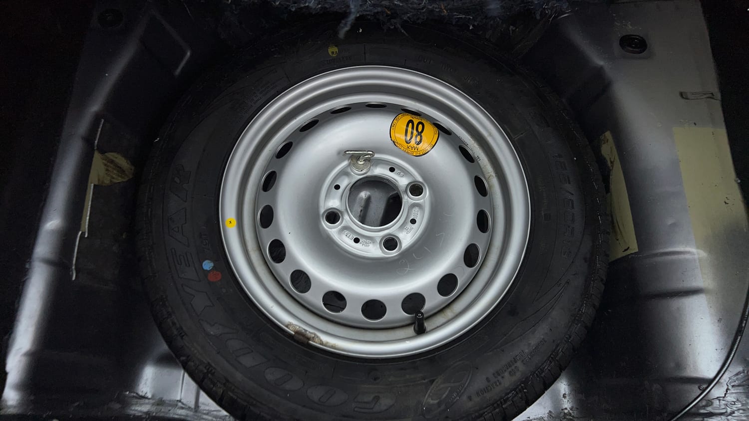 Used 2020 Tata Tiago Revotron XZA Petrol Automatic tyres SPARE TYRE VIEW