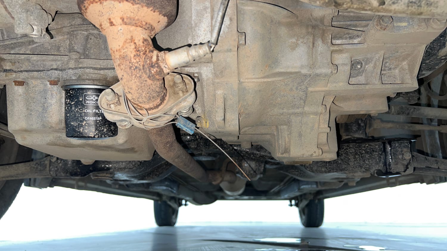 Used 2013 Maruti Suzuki Wagon R VXI Petrol Manual extra FRONT LEFT UNDERBODY VIEW
