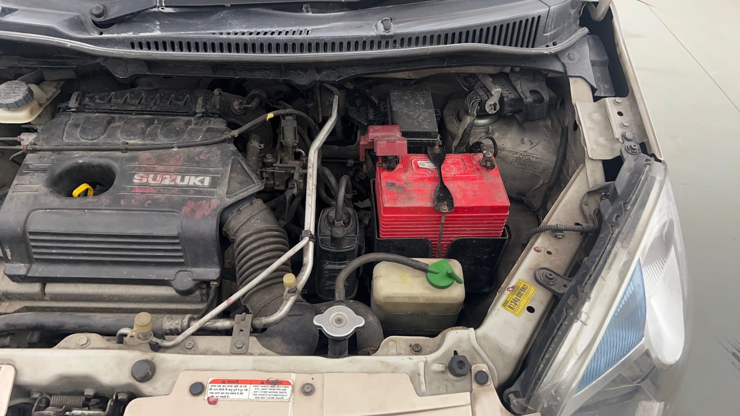 Used 2013 Maruti Suzuki Wagon R VXI Petrol Manual engine ENGINE LEFT SIDE VIEW
