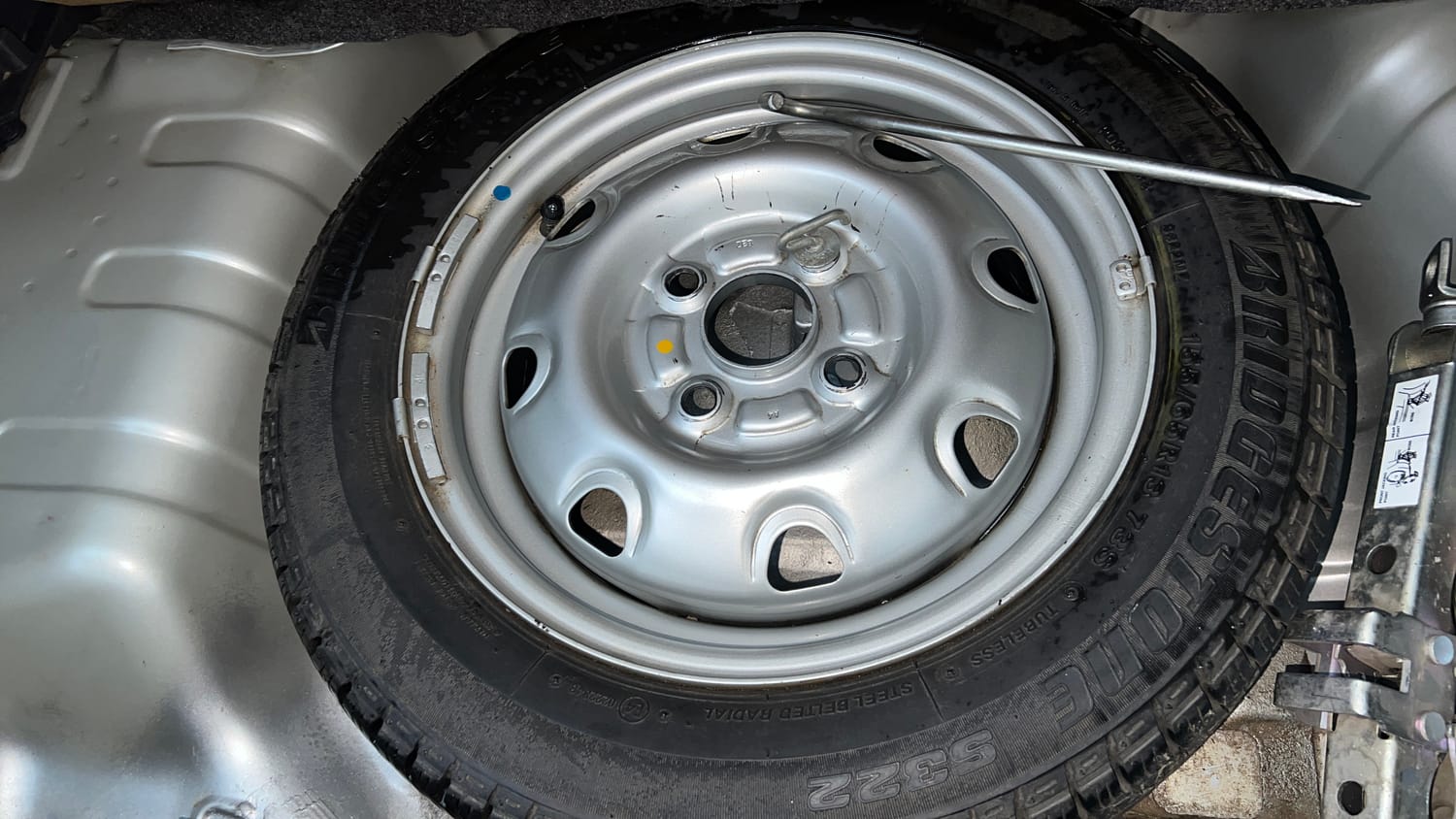 Used 2016 Maruti Suzuki Alto K10 LXi Petrol Manual tyres SPARE TYRE VIEW