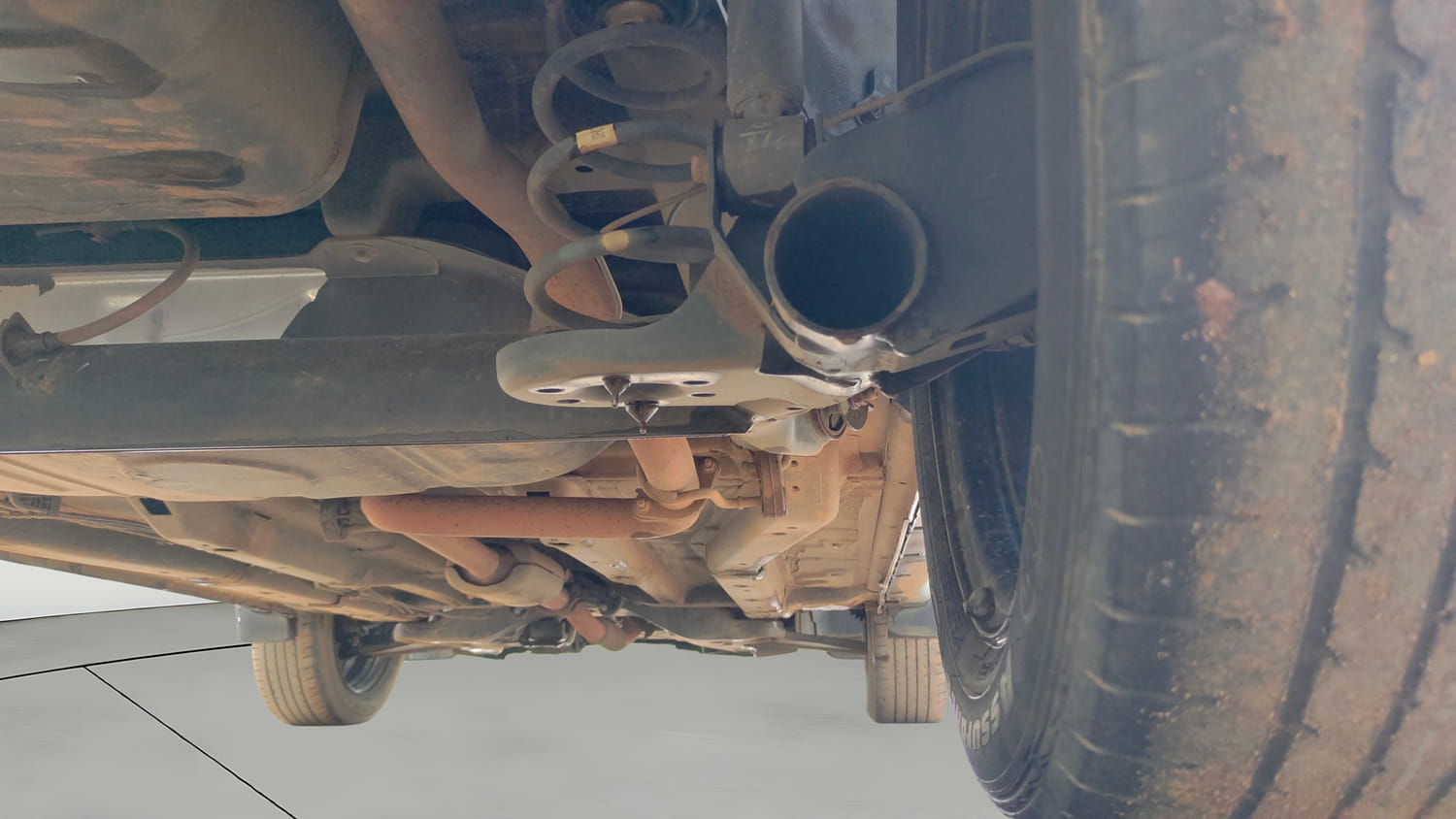 Used 2023 Tata Nexon XMA (S) Diesel Diesel Automatic extra REAR RIGHT UNDERBODY VIEW