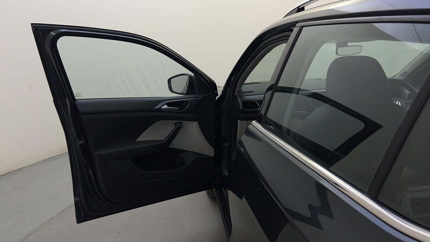 Used 2022 Volkswagen Taigun Topline 1.0 TSI MT Petrol Manual interior LEFT FRONT DOOR OPEN VIEW