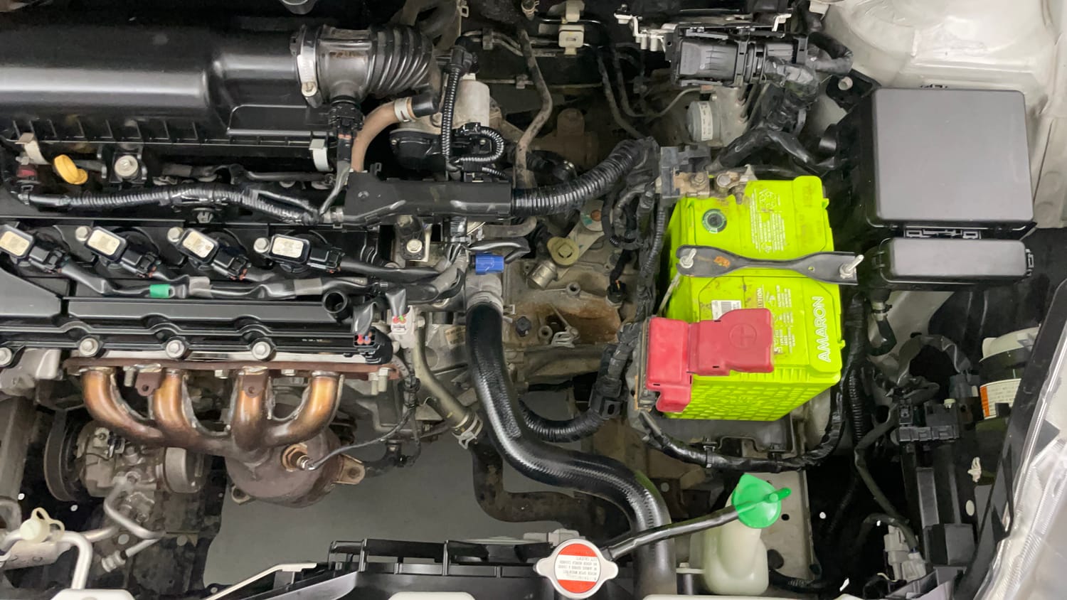 Used 2017 Maruti Suzuki Baleno Alpha 1.2 Petrol Manual engine ENGINE LEFT SIDE VIEW