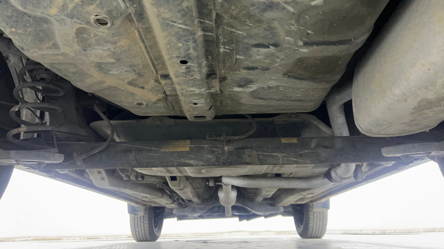 Used 2018 Tata Nexon XM Petrol Manual extra REAR UNDERBODY VIEW (TAKEN FROM REAR)