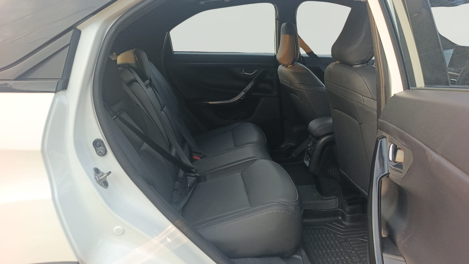 Used 2024 Tata Nexon Fearless Plus S 1.2 Revotron Petrol 7DCA DT Petrol Automatic interior RIGHT SIDE REAR DOOR CABIN VIEW