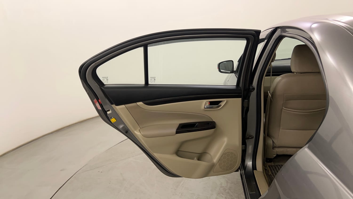 Used 2017 Maruti Suzuki Ciaz ZXI+ CNG (Outside Fitted) Cng Manual interior LEFT REAR DOOR OPEN VIEW