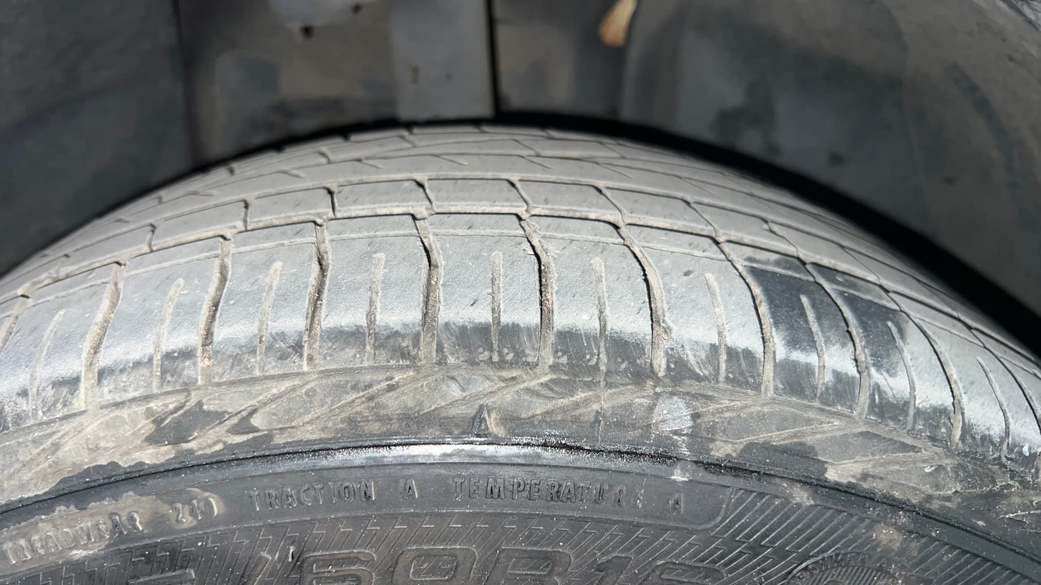 Used 2019 Tata Nexon XZ Plus Diesel Diesel Manual tyres RIGHT FRONT TYRE TREAD VIEW