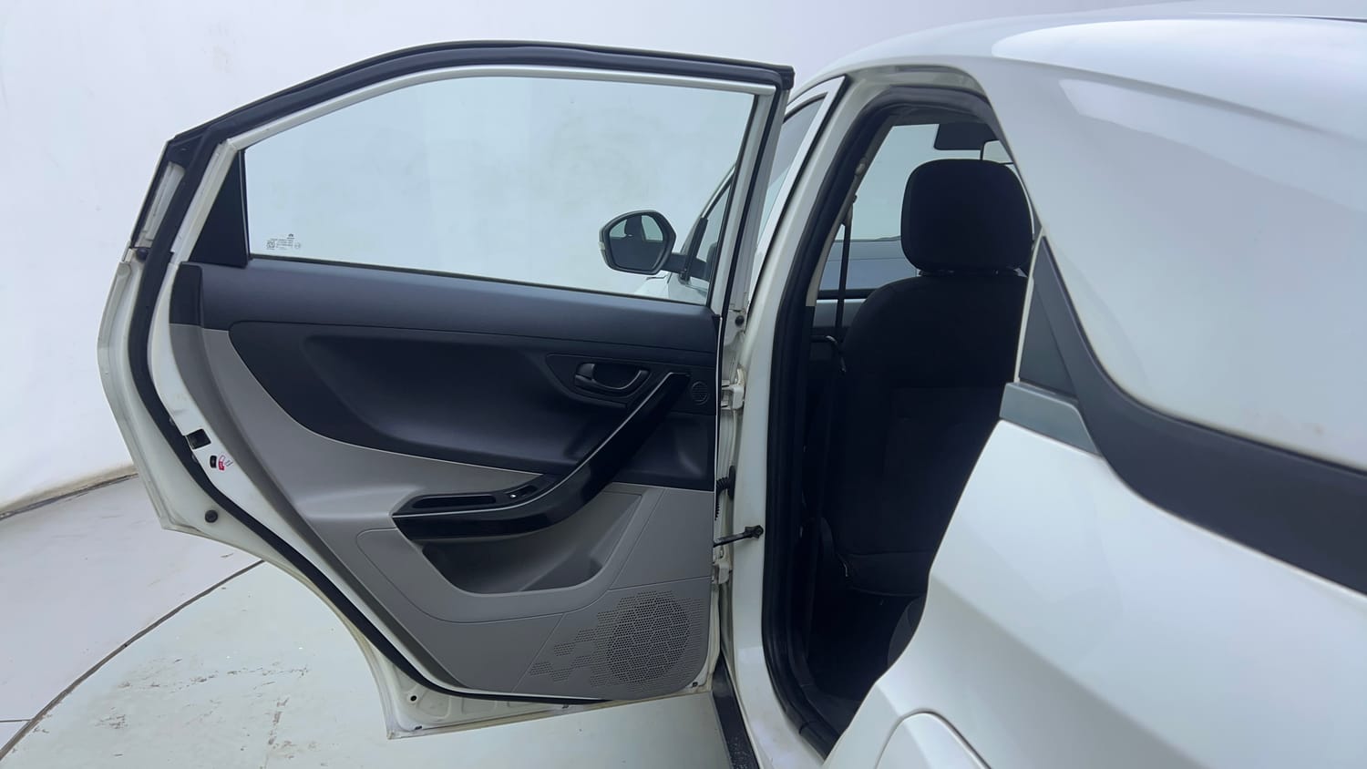 Used 2018 Tata Nexon XM Petrol Manual interior LEFT REAR DOOR OPEN VIEW