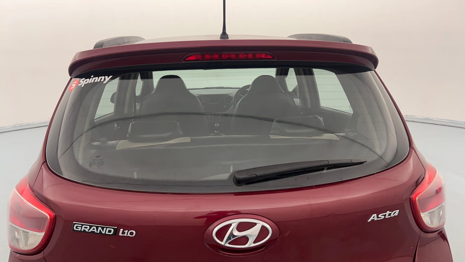 Used 2016 Hyundai Grand i10 Asta 1.2 Kappa VTVT (O) Petrol Manual exterior BACK WINDSHIELD VIEW
