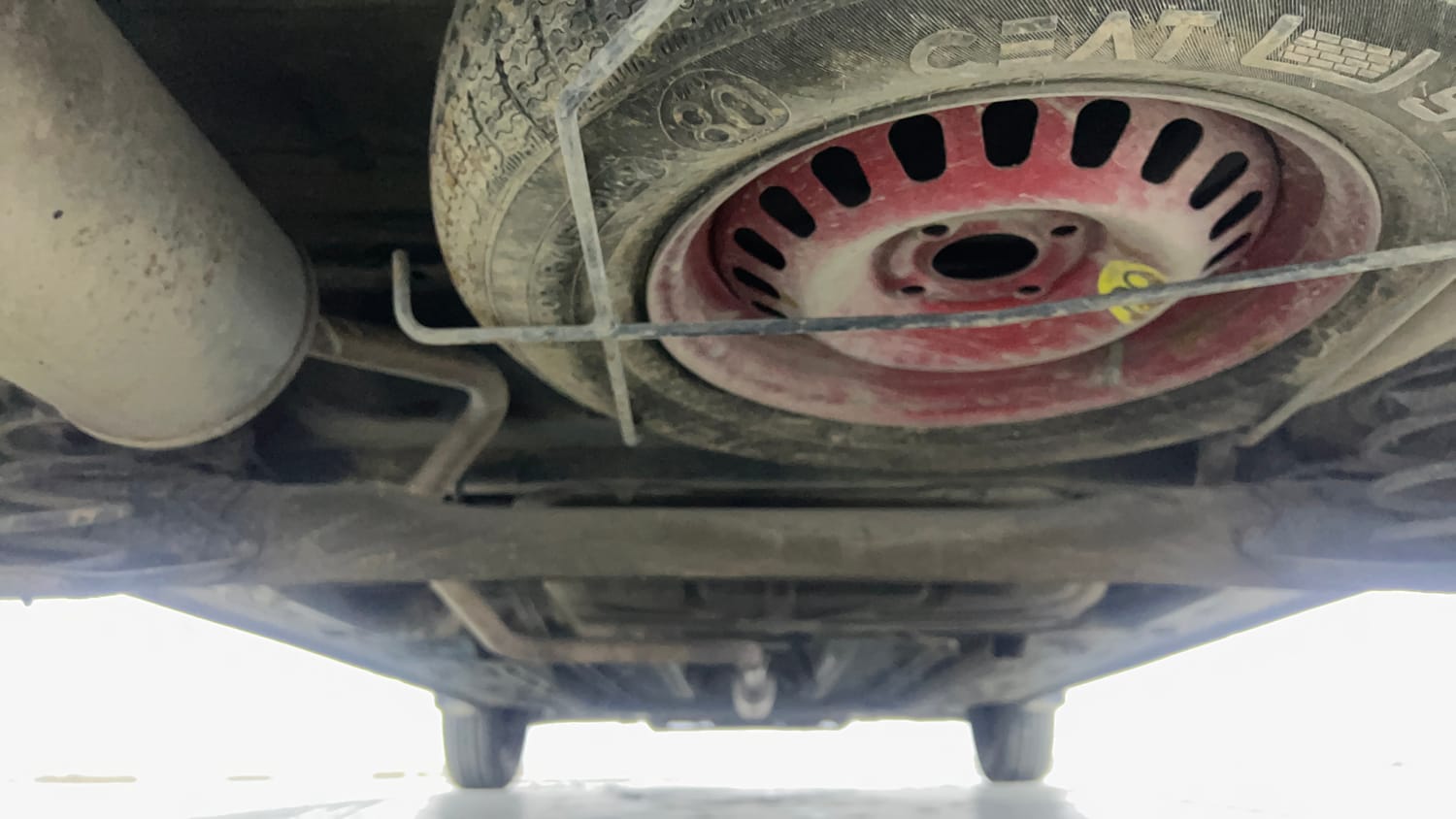 Used 2021 Renault Triber RXT Petrol Manual extra REAR UNDERBODY VIEW (TAKEN FROM REAR)