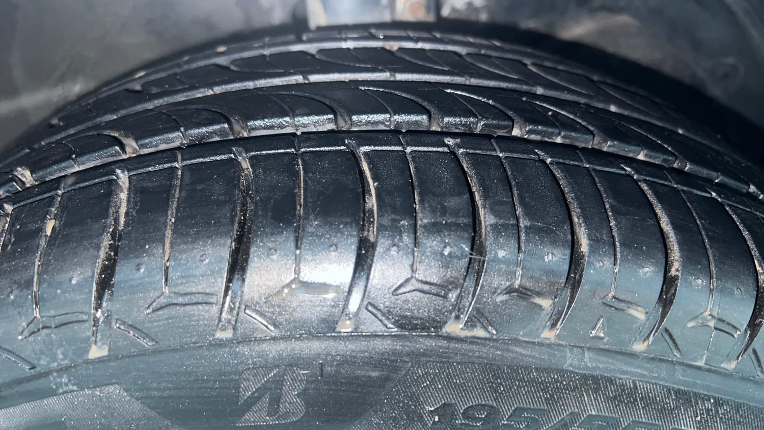 Used 2019 Maruti Suzuki Baleno Alpha Petrol Manual tyres RIGHT FRONT TYRE TREAD VIEW