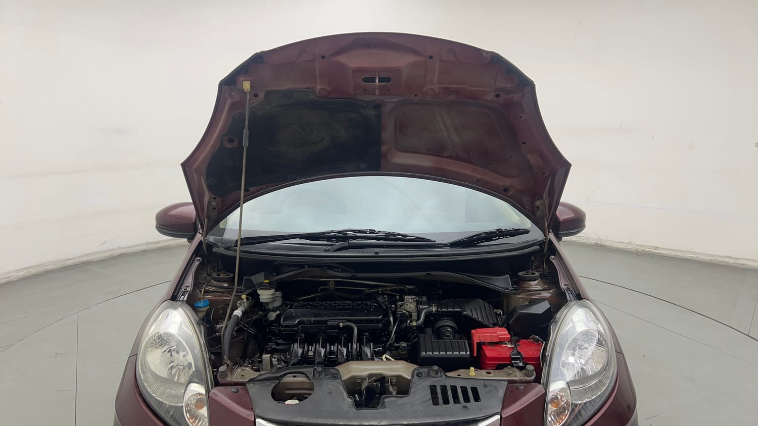 Used 2015 Honda Amaze 1.2 S i-VTEC Petrol Manual engine ENGINE & BONNET OPEN FRONT VIEW