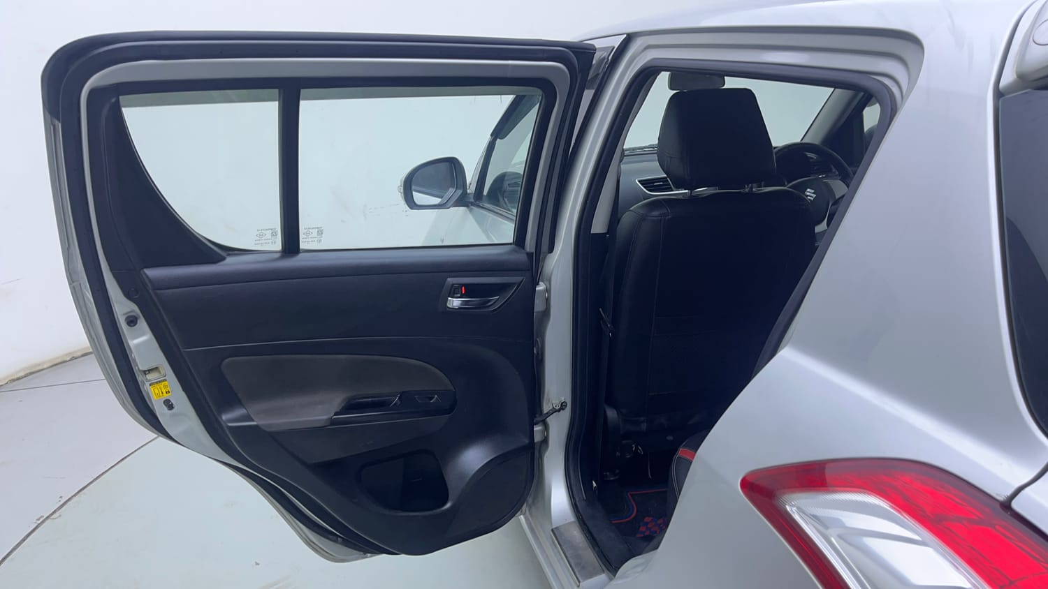 Used 2013 Maruti Suzuki Swift VXi Petrol Manual interior LEFT REAR DOOR OPEN VIEW