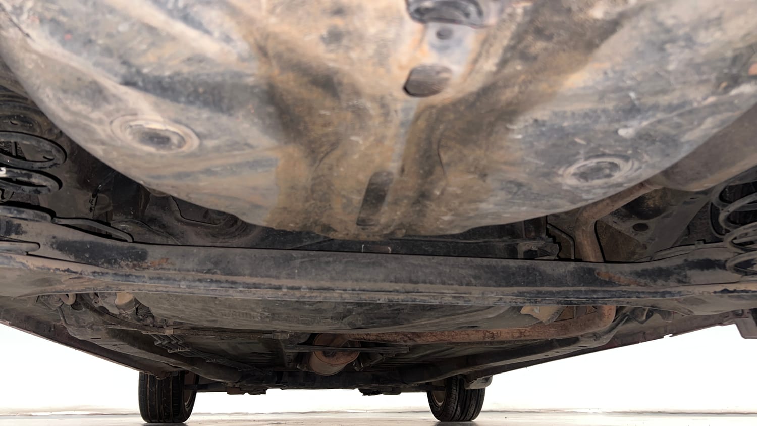 Used 2016 Maruti Suzuki Baleno Zeta 1.2 AT Petrol Automatic extra REAR UNDERBODY VIEW (TAKEN FROM REAR)