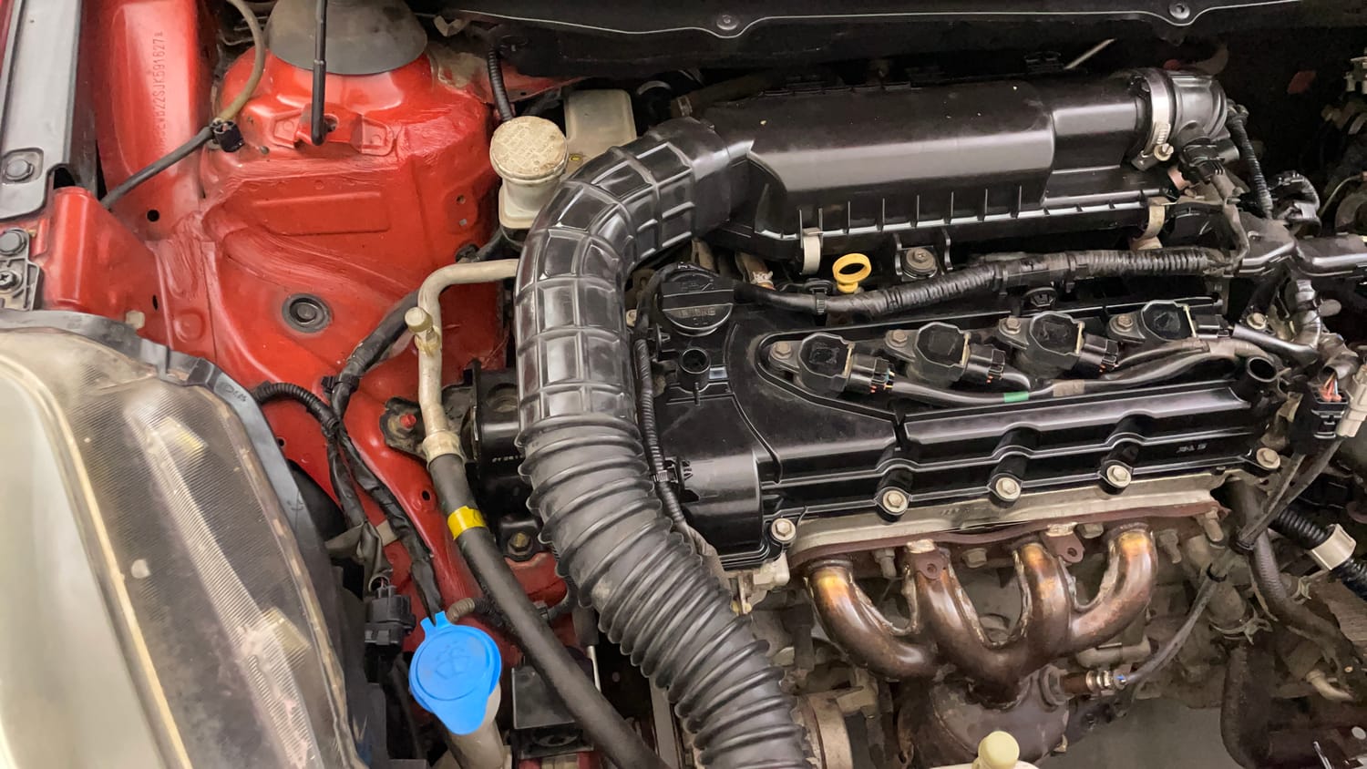 Used 2019 Maruti Suzuki Baleno Alpha 1.2 AT Petrol Automatic engine ENGINE RIGHT SIDE VIEW