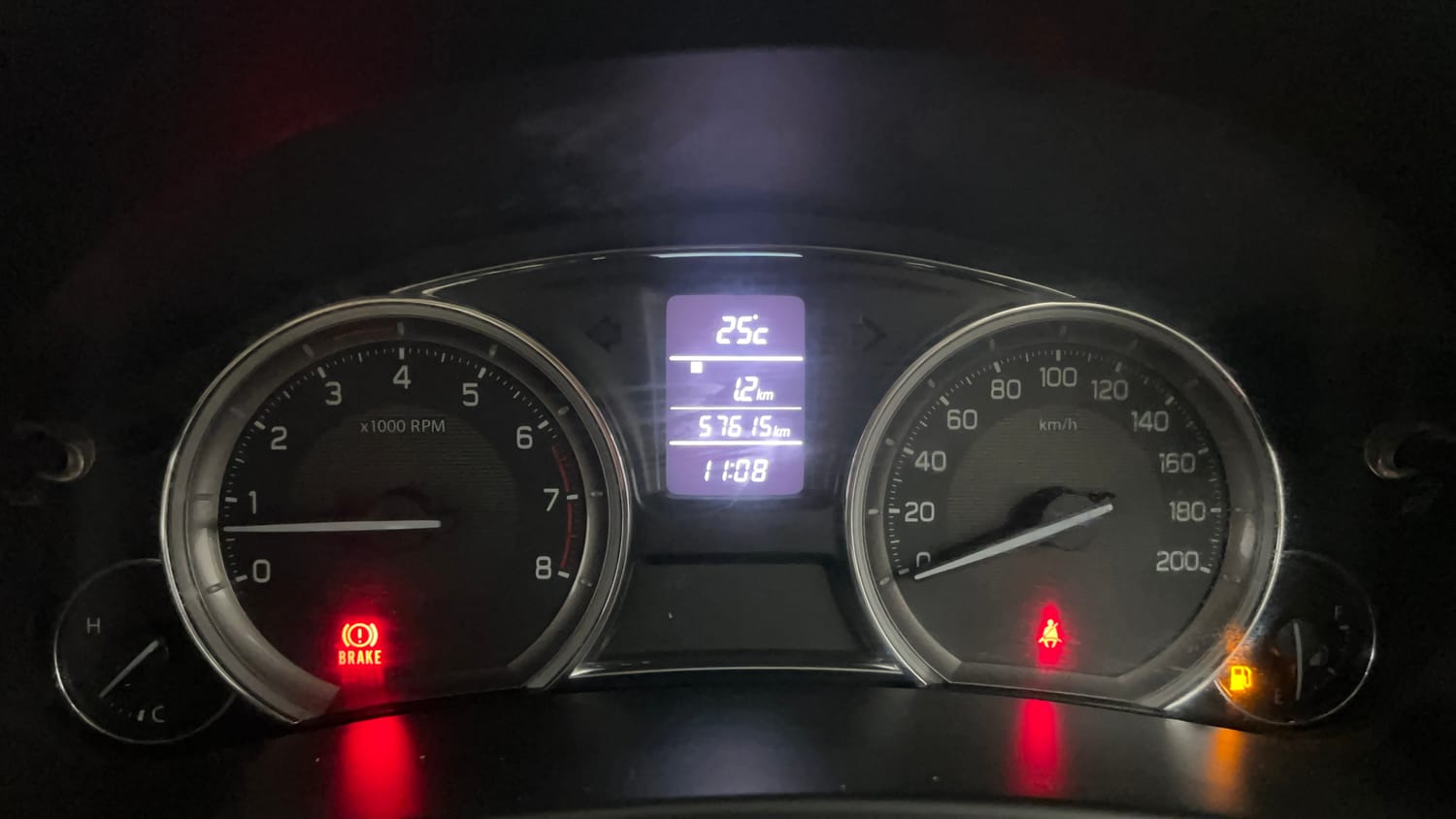 Used 2017 Maruti Suzuki Ciaz ZXI+ CNG (Outside Fitted) Cng Manual interior CLUSTERMETER VIEW