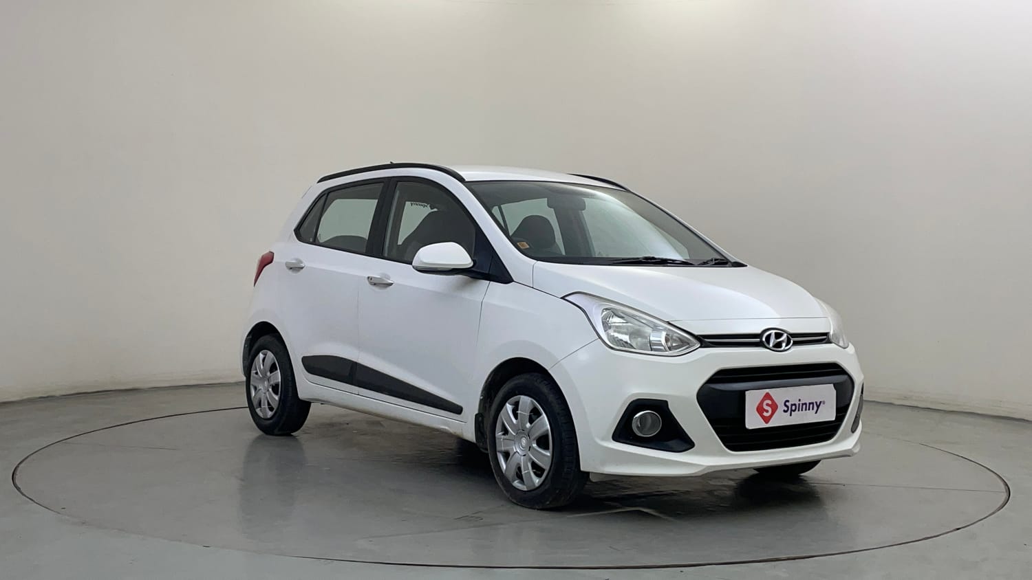 Used 2014 Hyundai Grand i10 Sportz 1.2 Kappa VTVT Petrol Manual exterior RIGHT FRONT CORNER VIEW