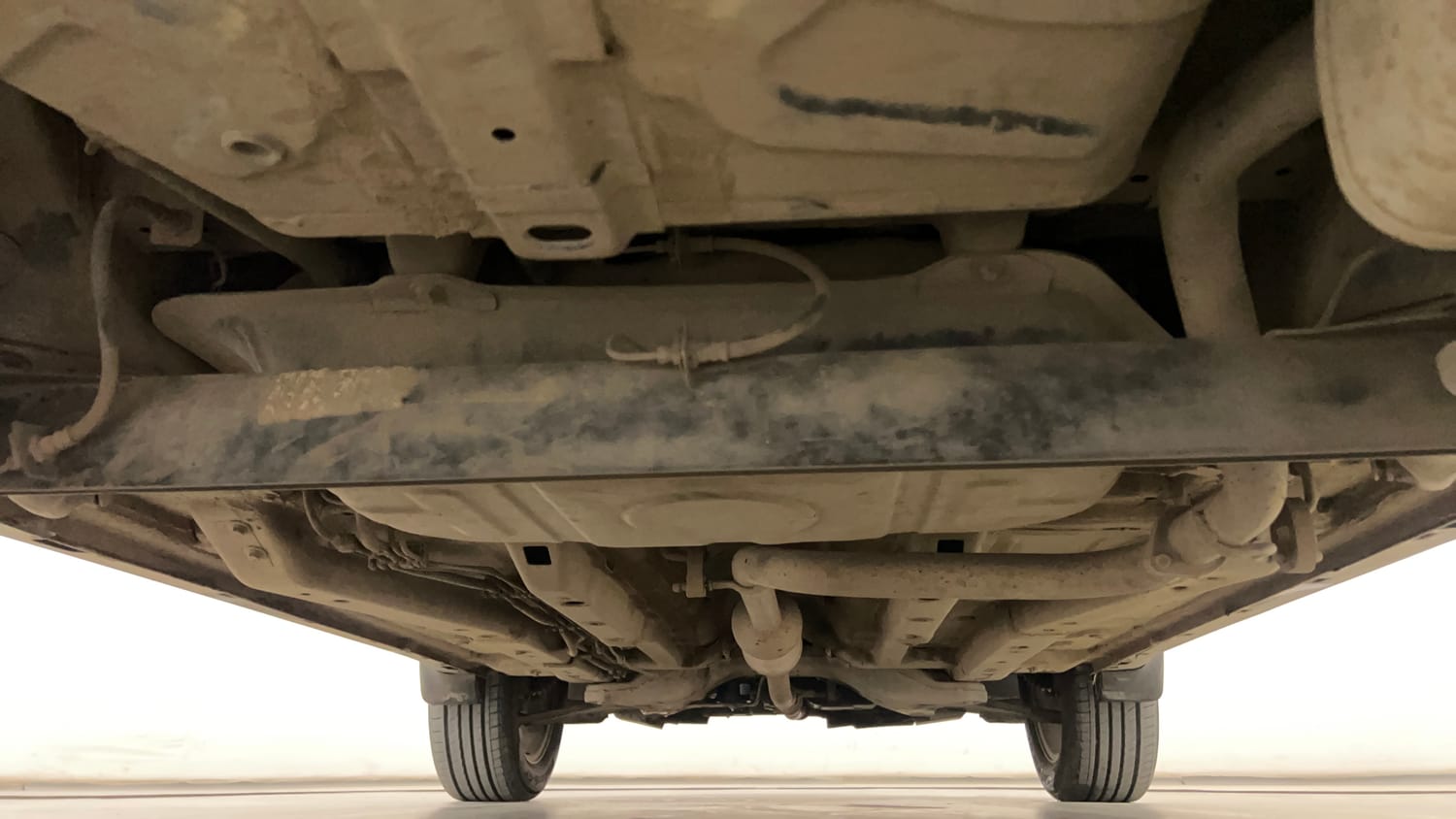 Used 2021 Tata Nexon XZ Plus (O) Petrol Manual extra REAR UNDERBODY VIEW (TAKEN FROM REAR)