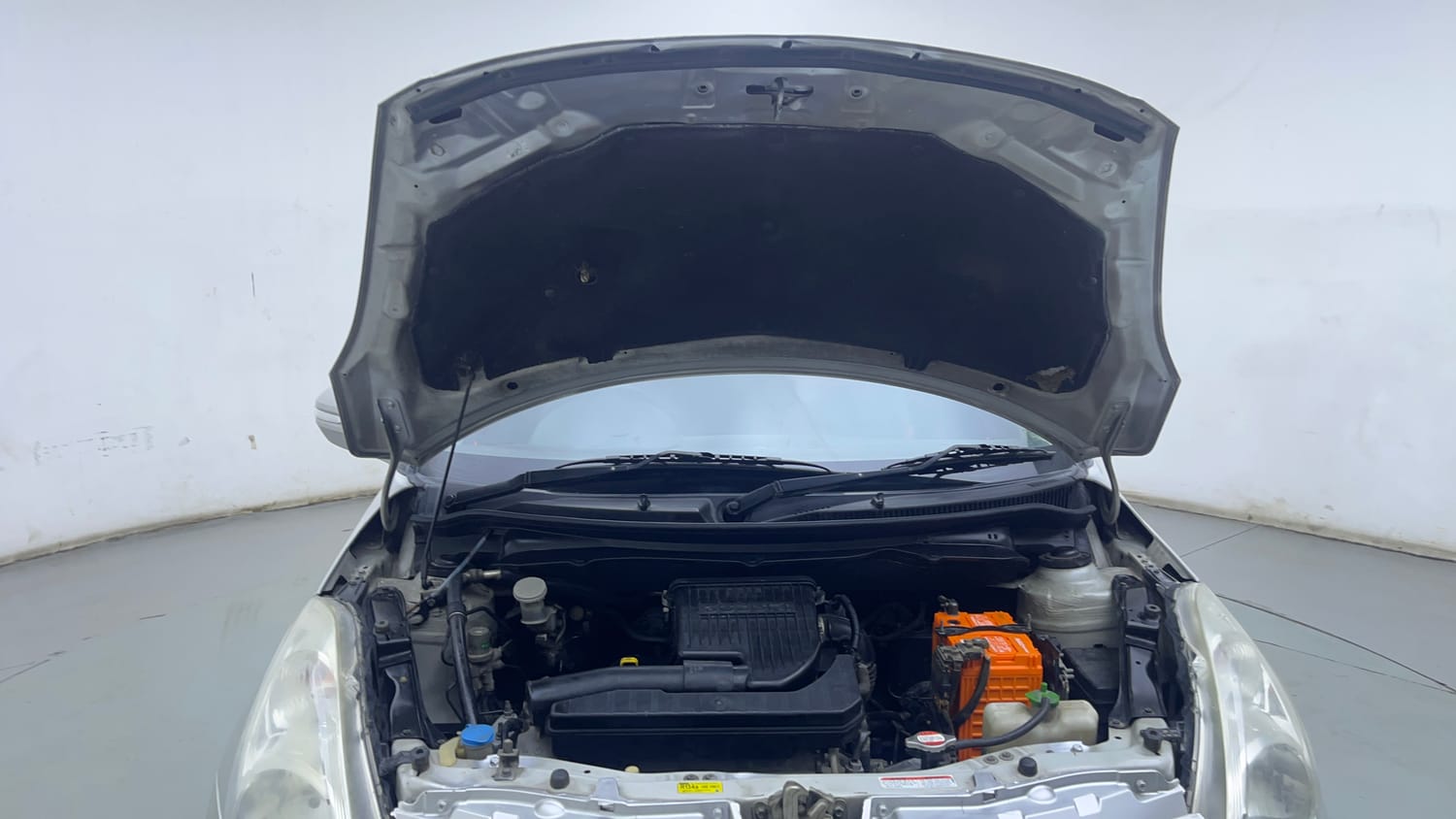 Used 2013 Maruti Suzuki Swift VXi Petrol Manual engine ENGINE & BONNET OPEN FRONT VIEW
