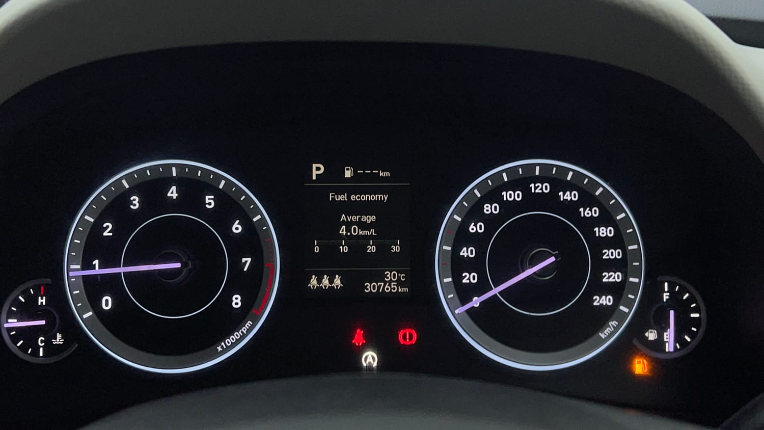 Used 2024 Hyundai Creta SX 1.5 Petrol IVT Petrol Automatic interior CLUSTERMETER VIEW