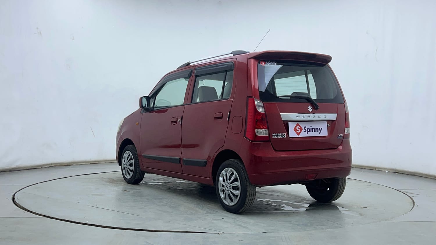 Used 2016 Maruti Suzuki Wagon R 1.0 VXI AMT Petrol Automatic exterior LEFT REAR CORNER VIEW