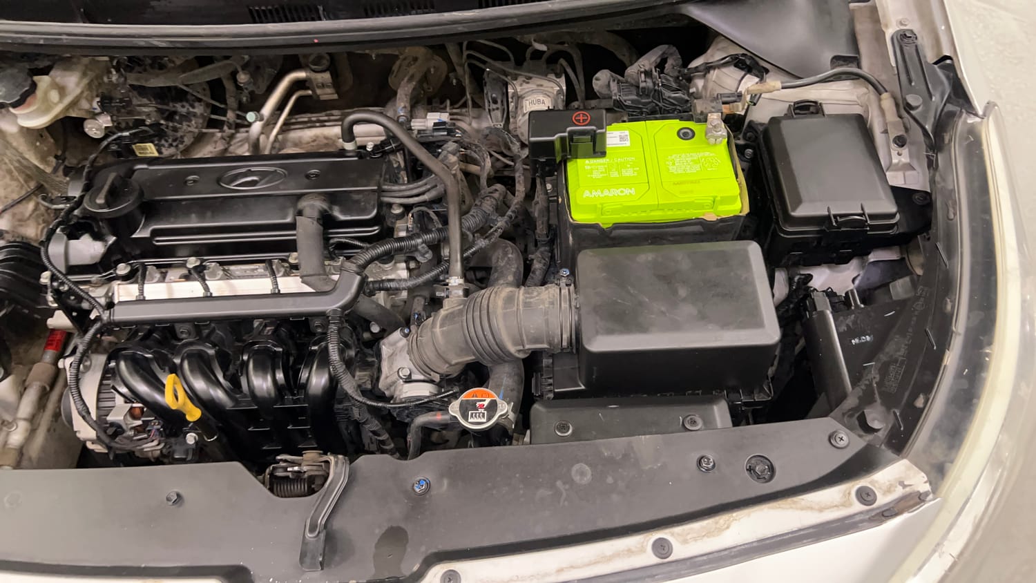 Used 2017 Hyundai Elite i20 Sportz 1.2 Petrol Manual engine ENGINE LEFT SIDE VIEW