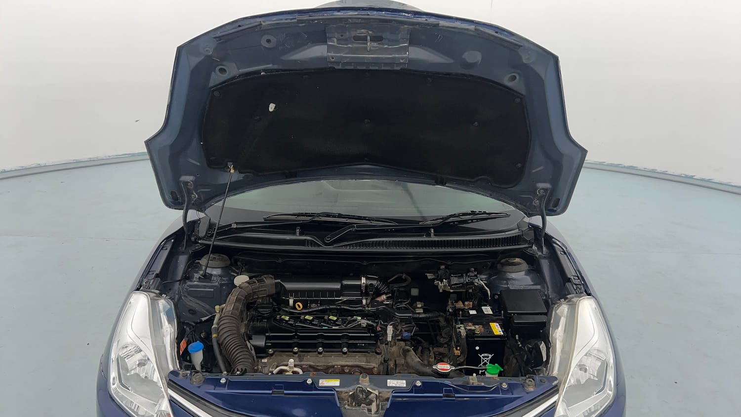Used 2018 Maruti Suzuki Baleno Zeta 1.2 AT Petrol Automatic engine ENGINE & BONNET OPEN FRONT VIEW