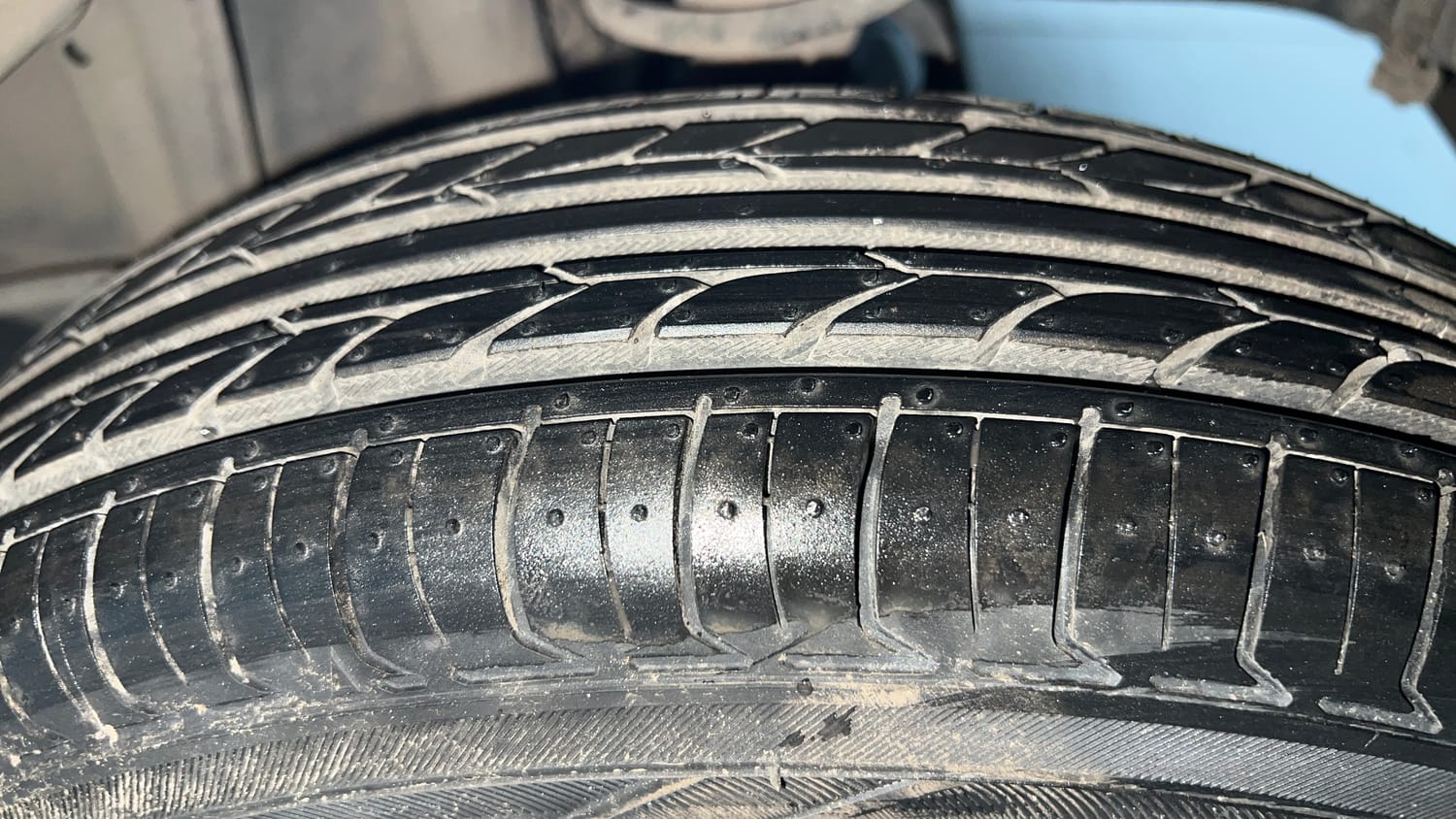 Used 2018 Maruti Suzuki Alto 800 LXi Petrol Manual tyres LEFT REAR TYRE TREAD VIEW
