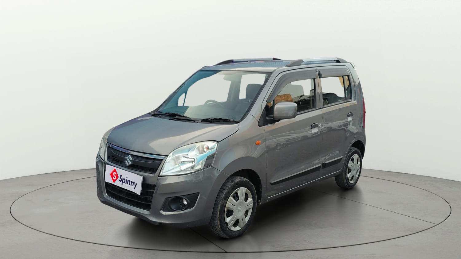 Used 2017 Maruti Suzuki Wagon R 1.0 VXI AMT Petrol Automatic exterior LEFT FRONT CORNER VIEW