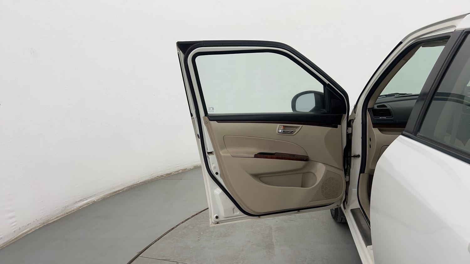 Used 2012 Maruti Suzuki Swift Dzire ZXI Petrol Manual interior LEFT FRONT DOOR OPEN VIEW