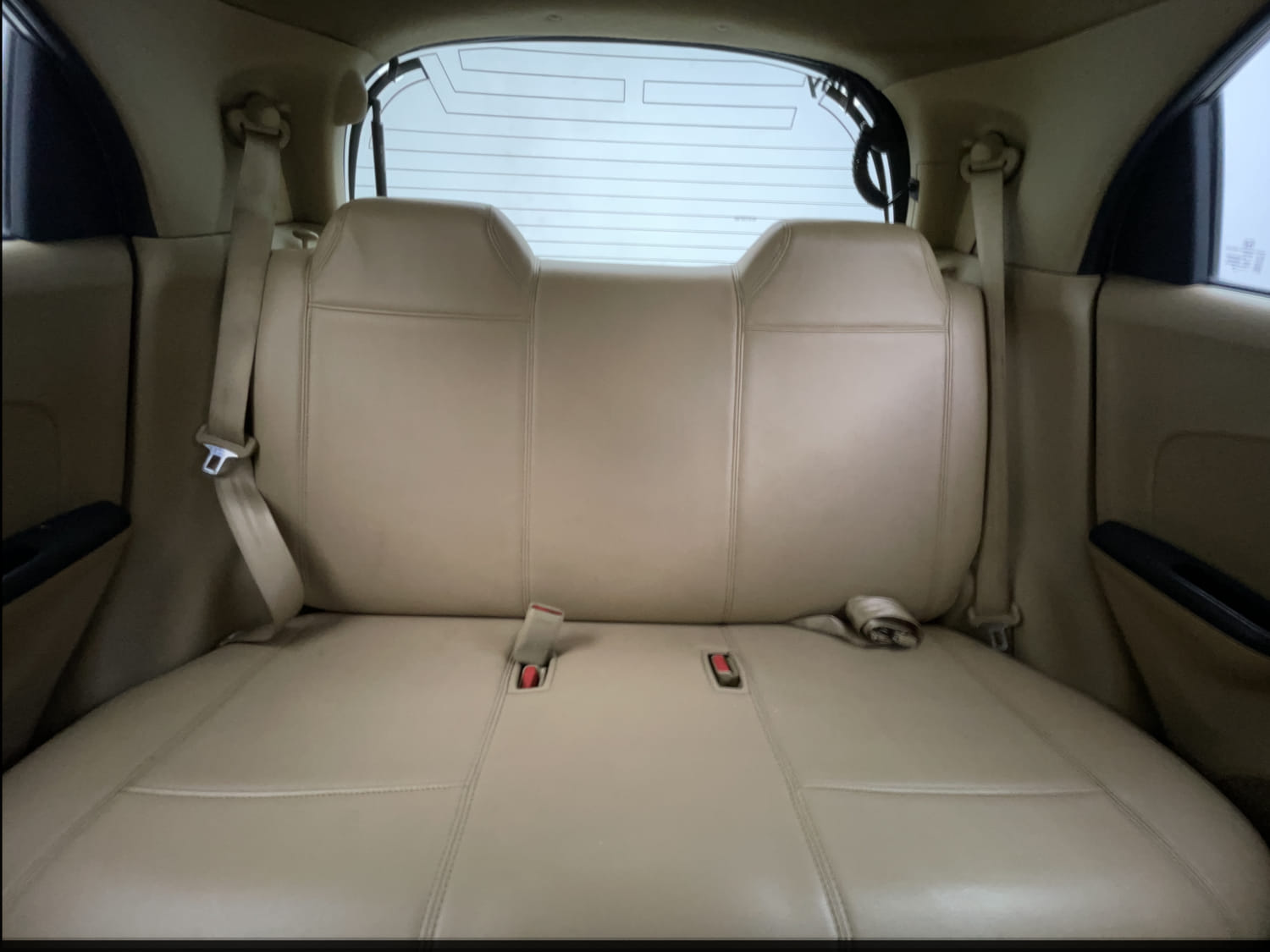 Used 2015 Honda Brio S MT Petrol Manual interior REAR SEAT CONDITION VIEW